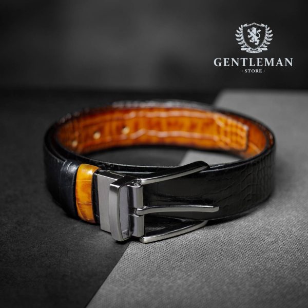 K001b | kožni kaiš sa dva lica | 2 u 1 BOND