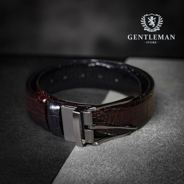 K002a | kožni kaiš sa dva lica | 2 u 1 BOND