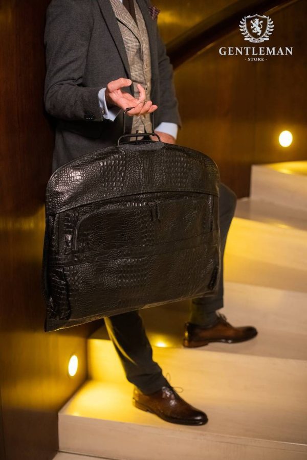 T001 | kožna torba za odelo Tony Bellucci