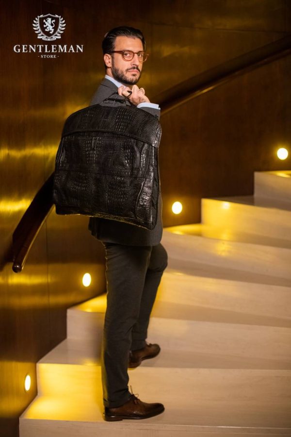 T002 | kožna torba za odelo Tony Bellucci