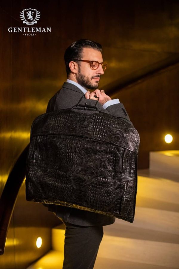 T002 | kožna torba za odelo Tony Bellucci