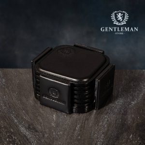 KP02 | kožni podmetači za čaše Gentleman