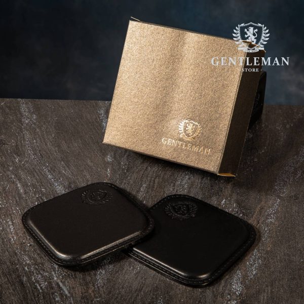 KP02 | kožni podmetači za čaše Gentleman