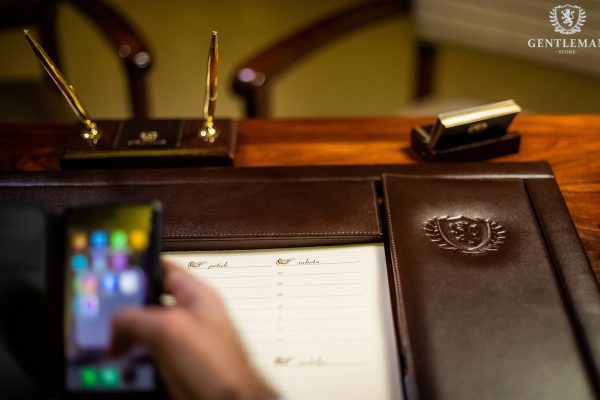 KP11 | stalak za olovku i naliv pero Gentleman