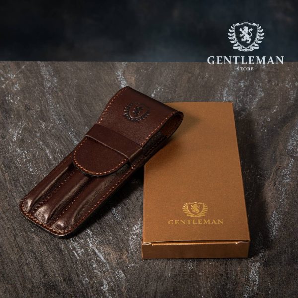 KP16 | kožna futrola za tri olovke Gentleman