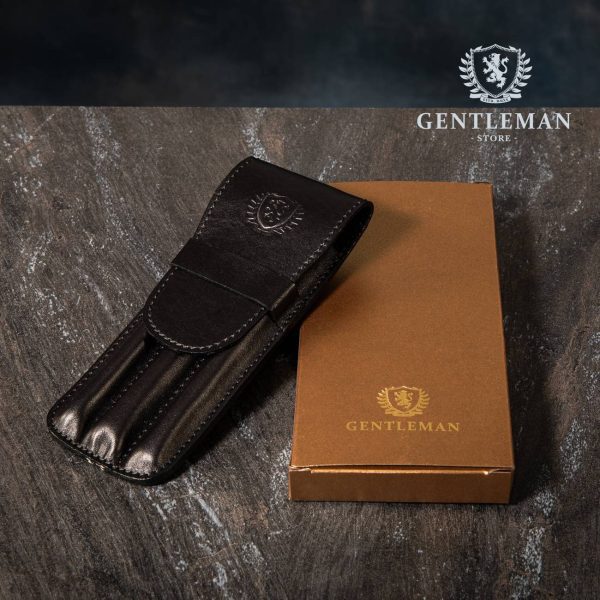 KP17 | kožna futrola za tri olovke Gentleman