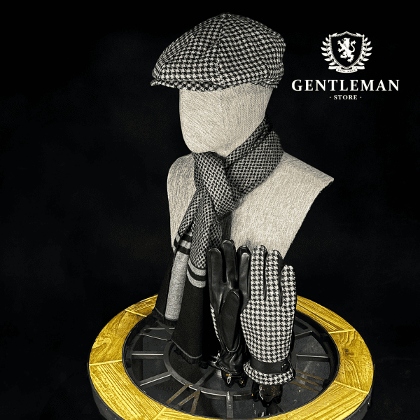 KSR004 | set kapa, šal i rukavice Gentleman