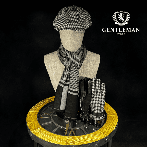 KSR004 | set kapa, šal i rukavice Gentleman