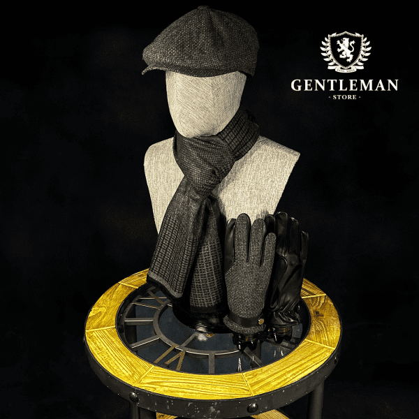 KSR005 | set kapa, šal i rukavice Gentleman