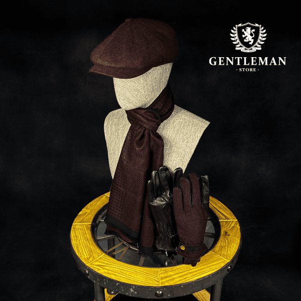 KSR006 | set kapa, šal i rukavice Gentleman