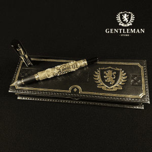 PO02 | pozlaćeno penkalo sa grbom Srbije Gentleman
