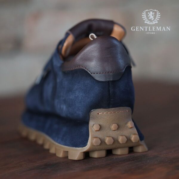 C022 | zimske teget muške kožne patike GENTLEMAN SHOES