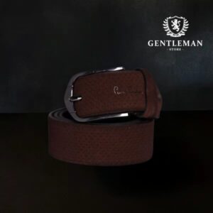 K011 | KAIŠ PREVRNUTA KOŽA BRAON PIERRE CARDIN