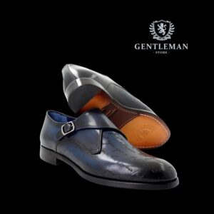C018 | handmade plave cipele GENTLEMAN SHOES