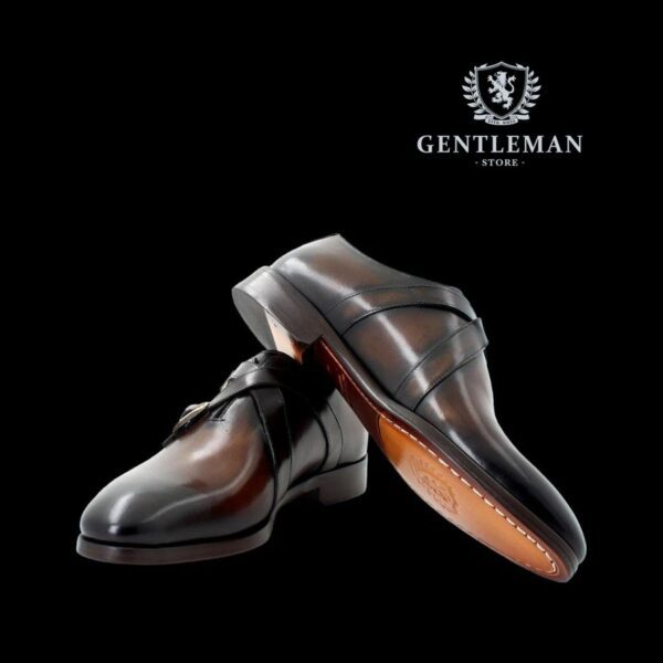 C017 | kožne braon cipele GENTLEMAN SHOES