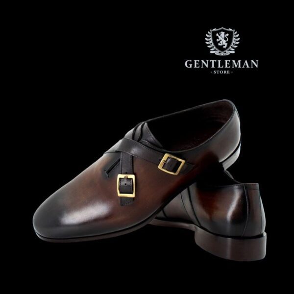 C017 | kožne braon cipele GENTLEMAN SHOES