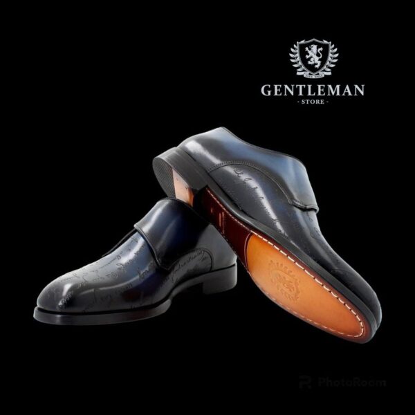 C018 | handmade plave cipele GENTLEMAN SHOES