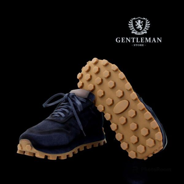 C022 | zimske teget muške kožne patike GENTLEMAN SHOES